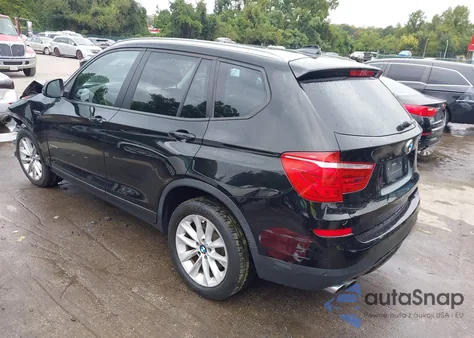 2017 BMW X3 xDrive28I z USA, uszkodzony, nr VIN 5UXWX9C33H0T23548